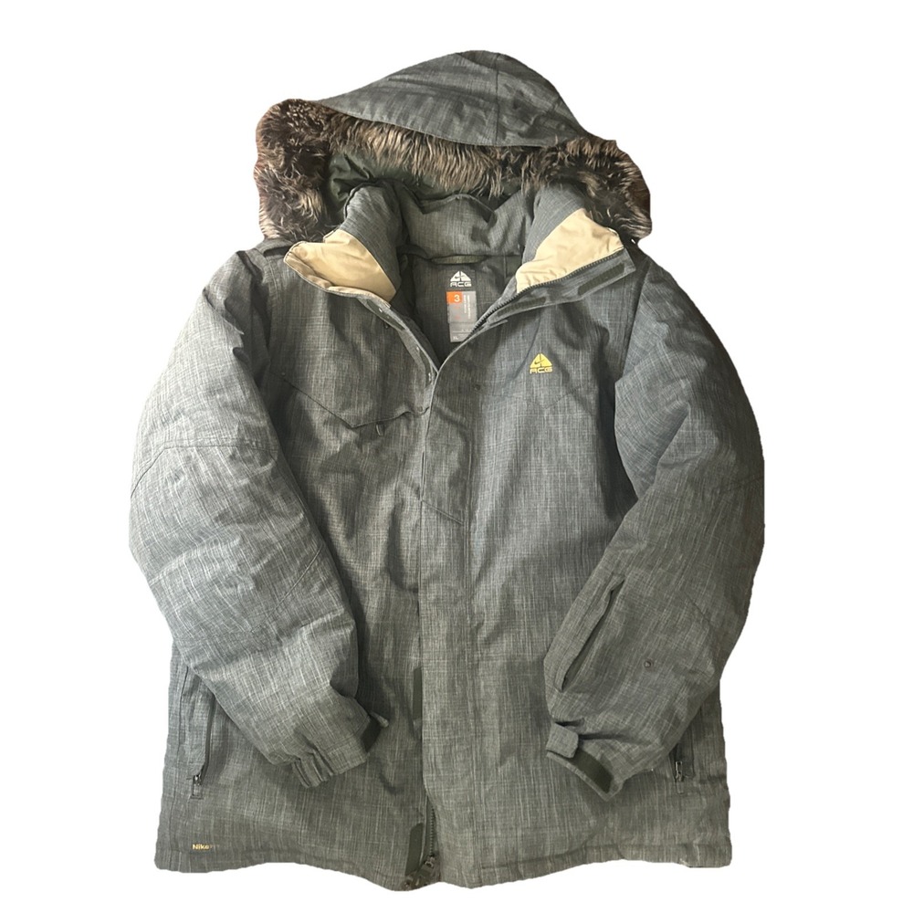 Nike ACG Men's Down Puffer Jacket Vintage XL Outer Layer Couche Externe